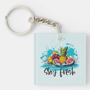 Fraîcheur - Été - Aquarelle Fruits tropicaux
