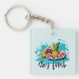 Fraîcheur - Été - Aquarelle Fruits tropicaux