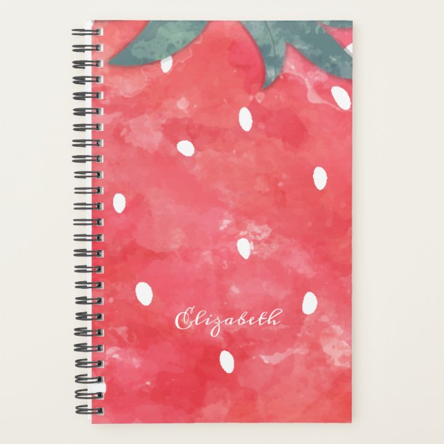 Fraise à l'aquarelle mignonne (Devant)