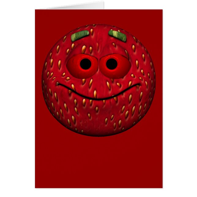 Fraise drôle (Devant)