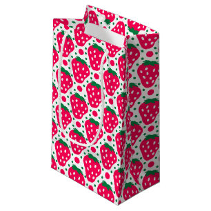 Fraise Fille 1er Anniversaire Fête Petit Sac Cadea