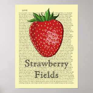 Fraise - Impression d'art