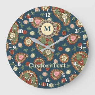 Fraise Motif grande horloge