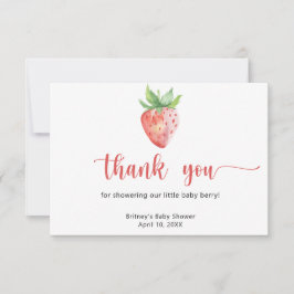 Fraise sucrée - merci