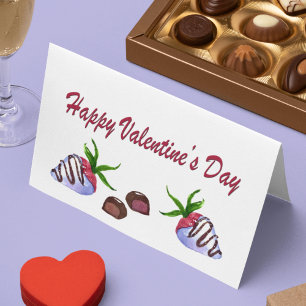 Fraises couvertes de chocolat de la Saint-Valentin