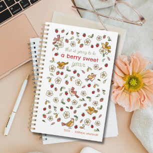 Fraises et oiseaux Berry année douce