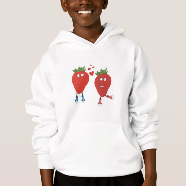 Fraises Mignonnes En Amour (Devant)