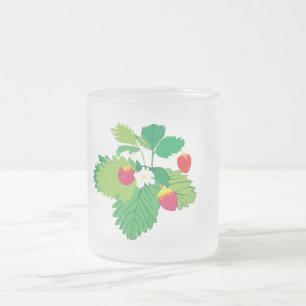 Fraises sauvages Mug en verre