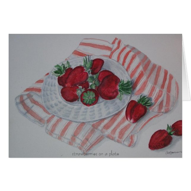 Fraises sur… - (Devant horizontal)