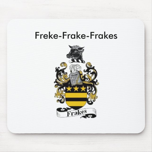 Frakes Wappen Mausunterlage Mousepad (Vorne)