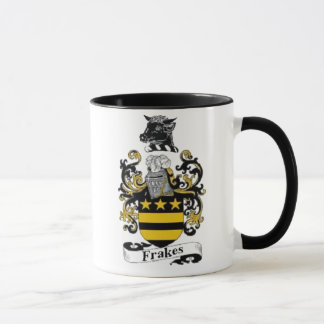 Frakes Wappen Tassen-Schwarz-Griff Tasse
