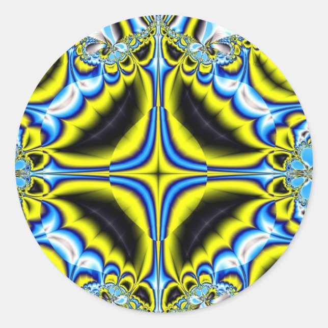 Fraktal 109 Aufkleber (Vorderseite)