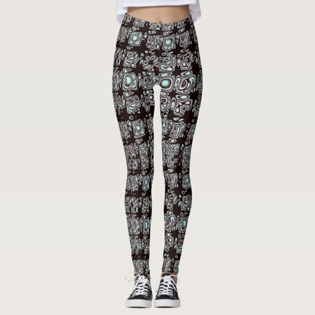 Fraktal 11 Leggings (Vorderseite)