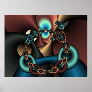 Fraktal 447 poster