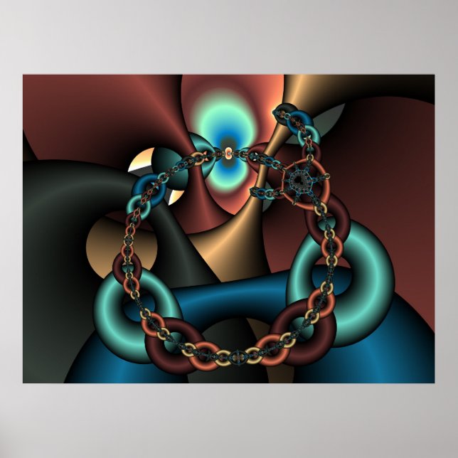 Fraktal 447 poster (Vorne)