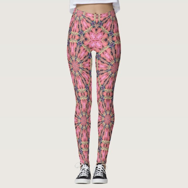 Fraktal 45 Leggings (Vorderseite)