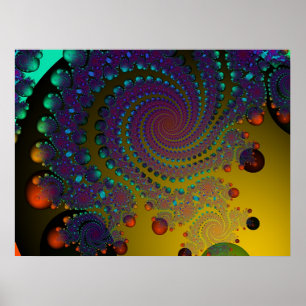 Fraktal 584 poster
