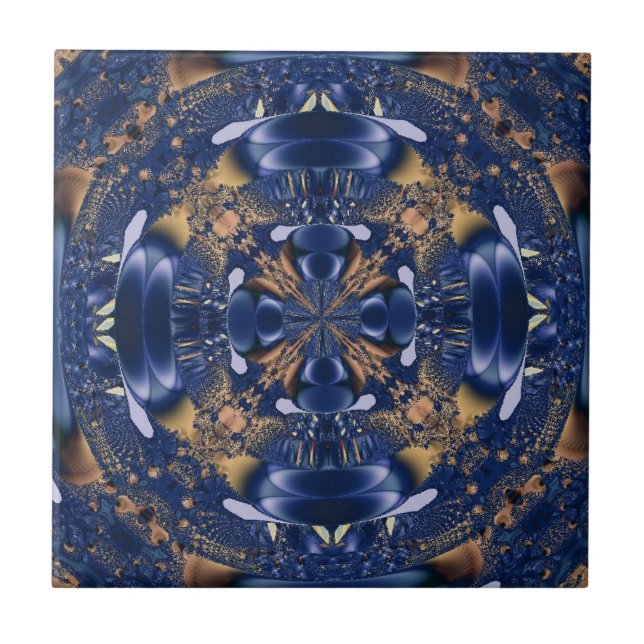 Fraktal 8 Tile Fliese (Vorderseite)