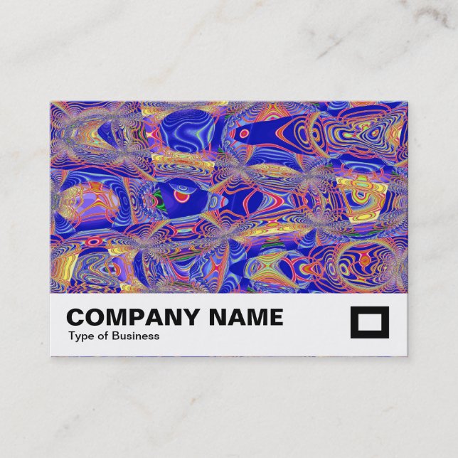 Fraktal Abstrakt 061012a Visitenkarte (Vorderseite)