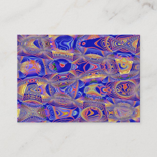 Fraktal Abstrakt 061012a Visitenkarte (Vorderseite)