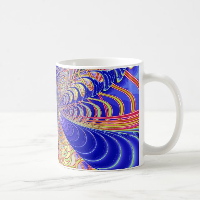 Fraktal Abstrakt 061012d Kaffeetasse (Rechts)