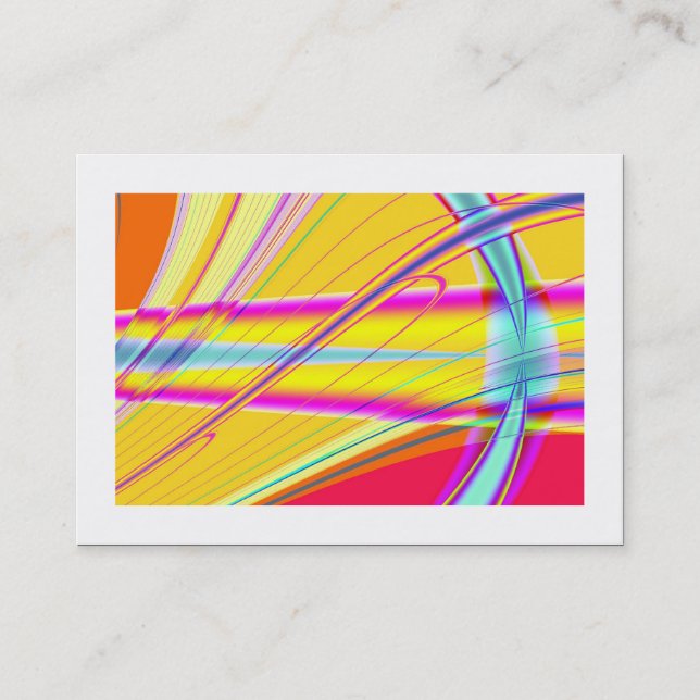 Fraktal Abstrakt 061012e (besetzt) Visitenkarte (Vorderseite)