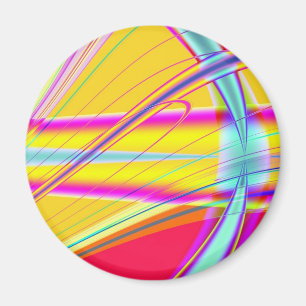 Fraktal Abstrakt 061012e Magnet