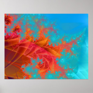 FRAKTAL ABSTRAKT 1 POSTER