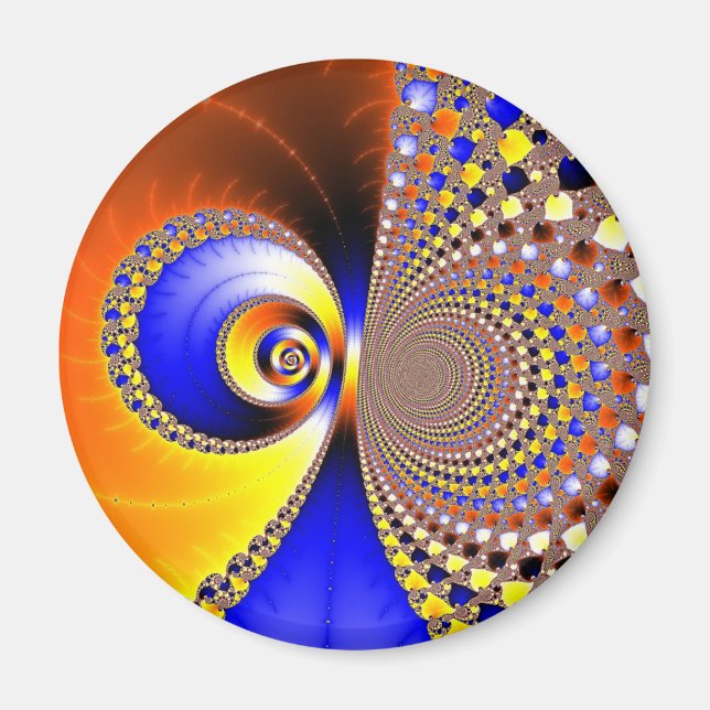 Fraktal Apfelmännchen mandelbrot set Magnet (Vorne)