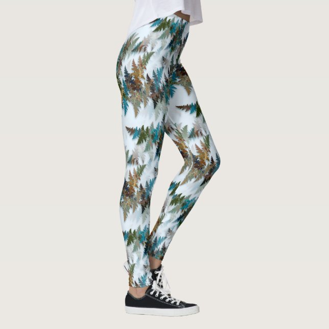 Fraktal Arctic Camouflage Leggings (Rechts)
