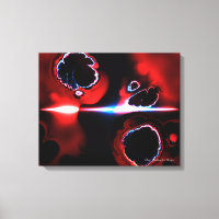 Fraktal Art 1-7 überzogene Canvas