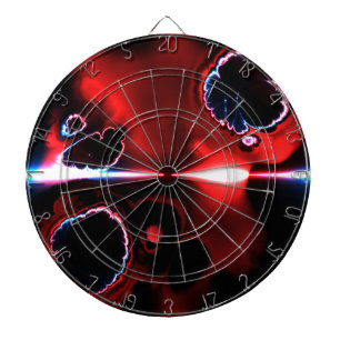 Fraktal Art 1-8 Dart Board Dartscheibe