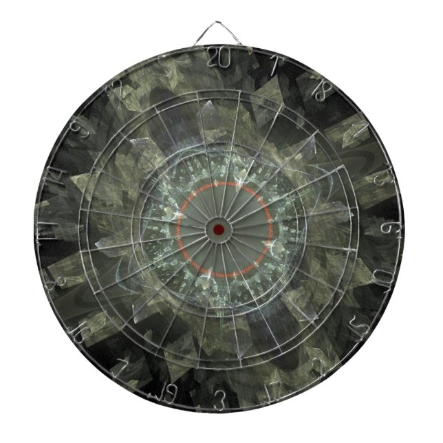 Fraktal Art Dartscheibe (vorne)