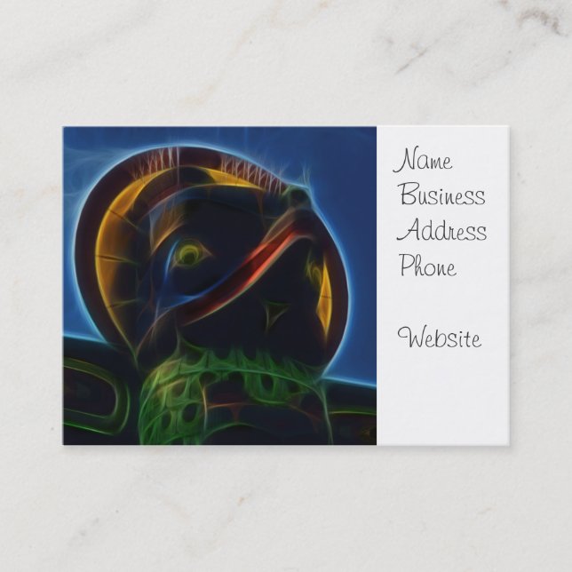 Fraktal Art Design Visitenkarte (Vorderseite)