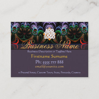 Fraktal Art Garden Business Card Visitenkarte
