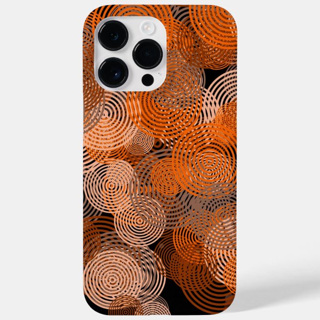 Fraktal Art Kupfer Geometrische Zirkel Swirl Manda Case-Mate iPhone 14 Pro Max Hülle (Rückseite)