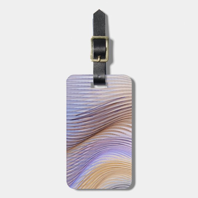 Fraktal Art Luggage Tag Gepäckanhänger (Vorderseite vertikal)