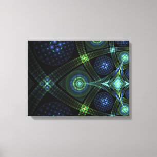 Fraktal Art Mandala Universe Stretching Print Leinwanddruck