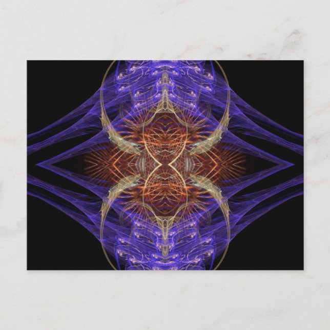 FRAKTAL ART SERIEN #1 Postkarten (Vorderseite)