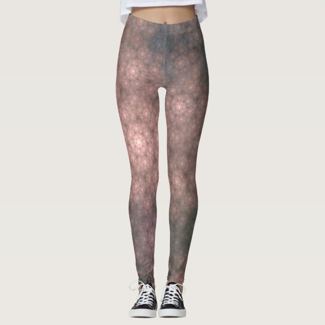 Fraktal Artwork Leggings (Vorderseite)