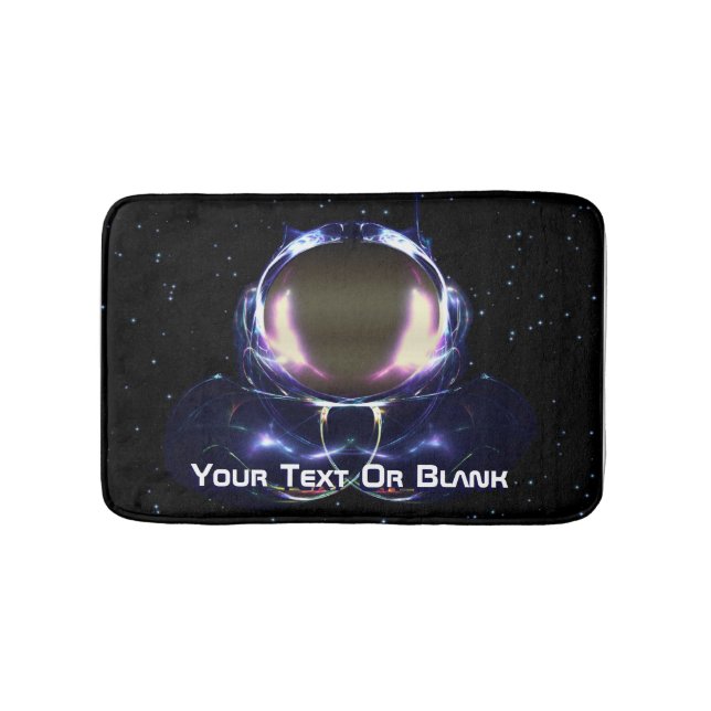 Fraktal Astronaut Badematte (Vorderseite)