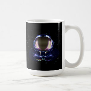 Fraktal Astronaut Kaffeetasse