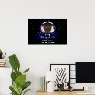 Fraktal-Astronaut Poster