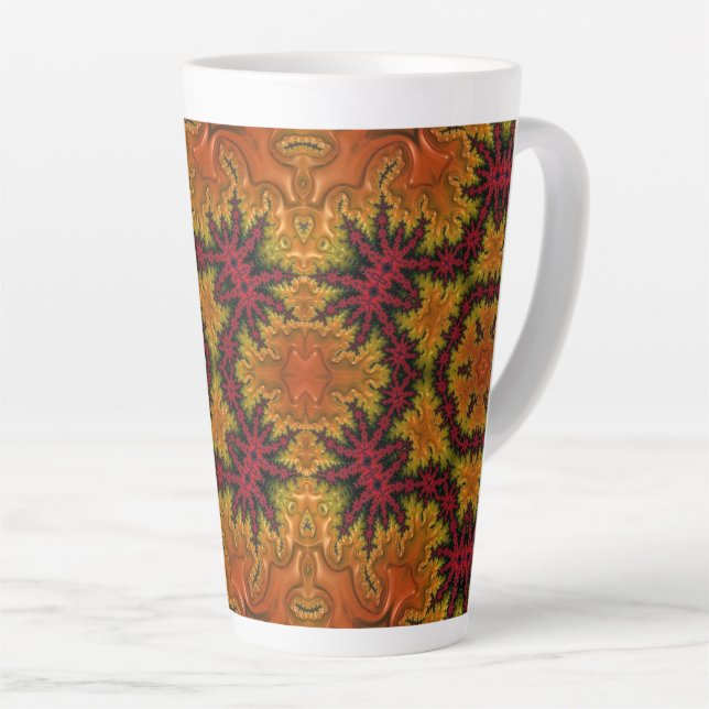 Fraktal blühen im Herbst Milchtasse (Rechte Ecke)