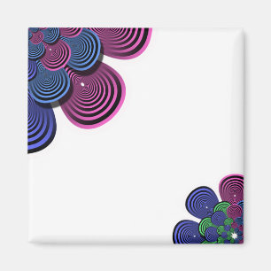 Fraktal-Blume Magnet