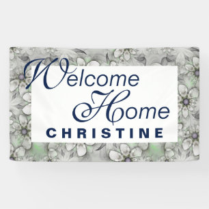 Fraktal Blume nahtlose Muster I + Ihre Ideen Banner