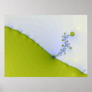 Fraktal Blume Poster