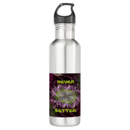 Fraktal Blume Schmuck Lila-Red Cup Stai Edelstahlflasche