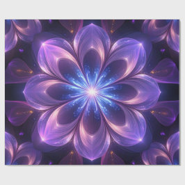 Fraktal Blume Wrapping Paper Geschenkpapier