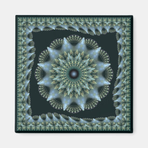 Fraktal brillante Sternendekoration Magnet